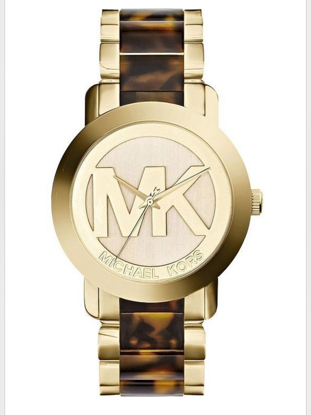 Michael Kors Women’s Runway Watch MK-4286 Gold & Tortoise